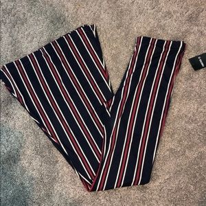 Forever 21 Striped Flare Pants